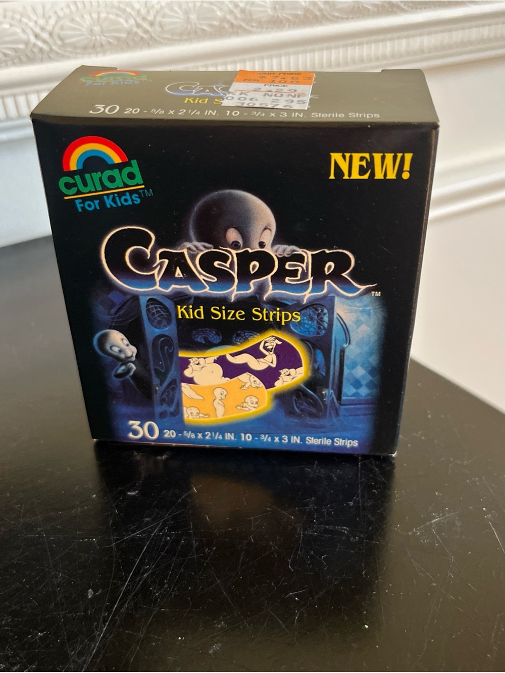vintage 1995 NEW RARE Casper Kid size bandaid strips by Curad (4)boxes available